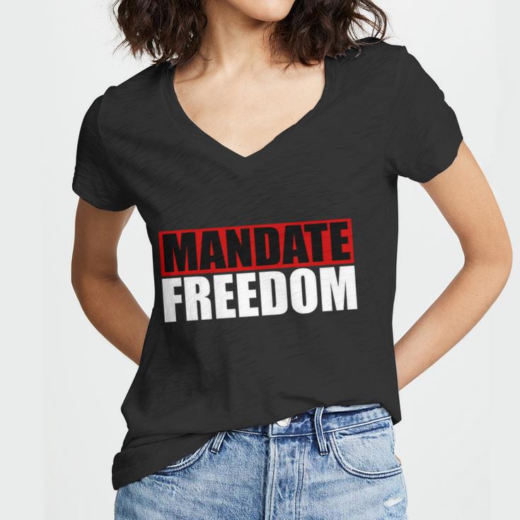 Mandate Freedom V2 Women V-Neck T-Shirt