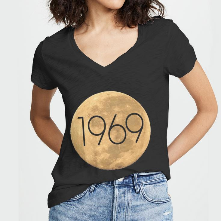 Moon Landing 1969 Apollo Women V-Neck T-Shirt