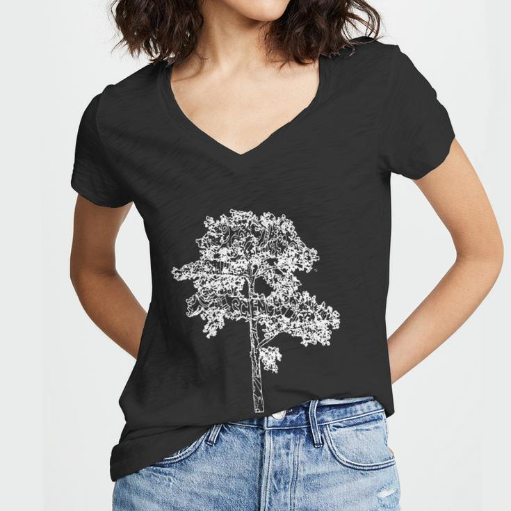 Nature Tree Tshirt Women V-Neck T-Shirt