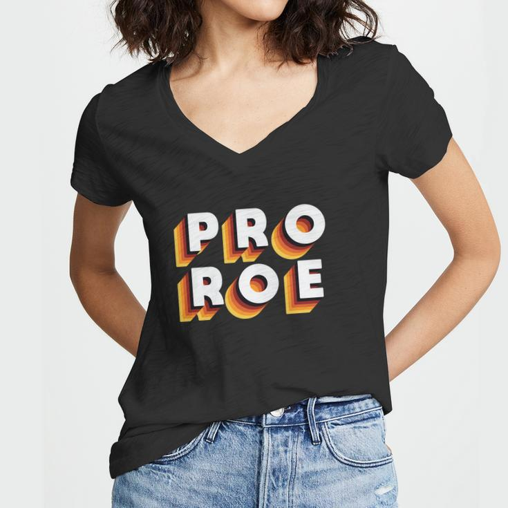 Pro Roe V Wade Feminist Womens Rights Women V-Neck T-Shirt