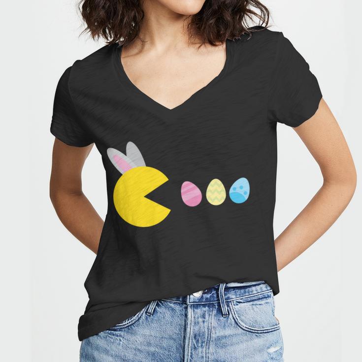 Retro Easter Egg Hunt Game Tshirt Women V-Neck T-Shirt