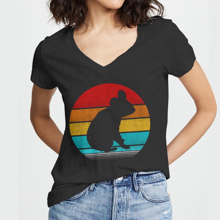 Retro Vintage Koala Women V-Neck T-Shirt