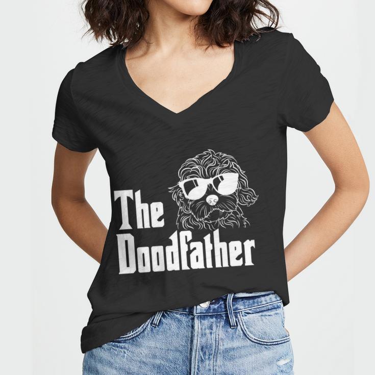 The Doodfather Doodle Dad Tshirt Women V-Neck T-Shirt