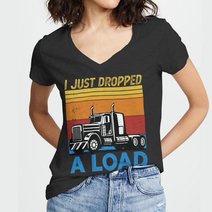 Trucker Trucker Accessories For Truck Driver Diesel Lover Trucker_ V7 Women V-Neck T-Shirt