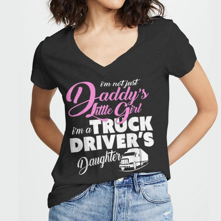 Trucker Trucker Shirts For Children Truck Drivers DaughterShirt Women V-Neck T-Shirt