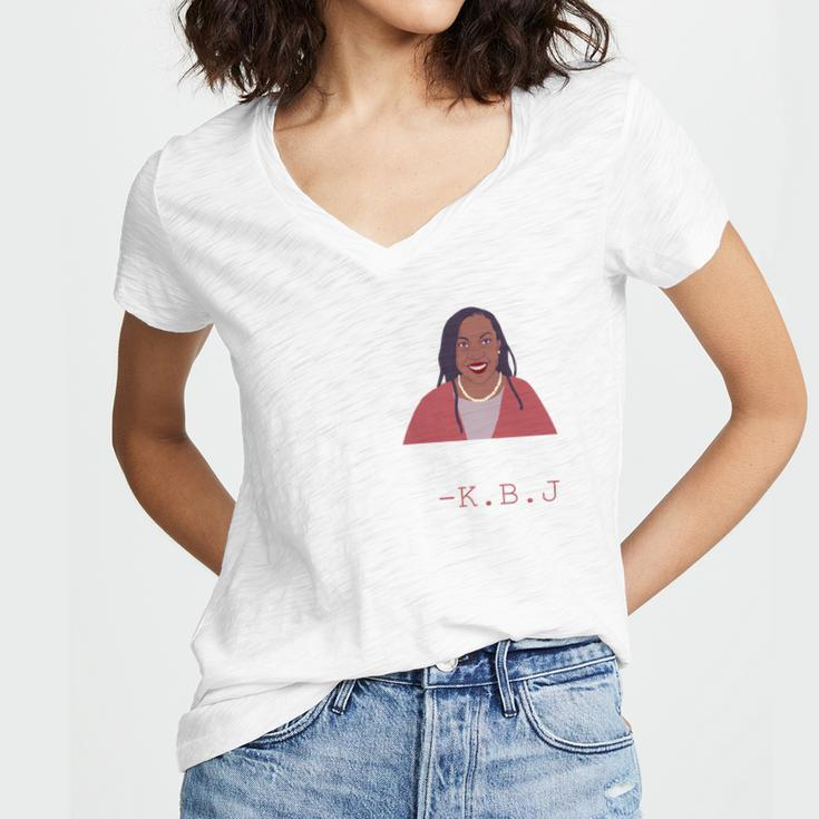 Kbj Inspire Future Generations Quote Women V-Neck T-Shirt