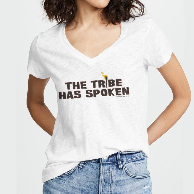 Survivor Island Torch The Tribe Has Spoken Women V-Neck T-Shirt
