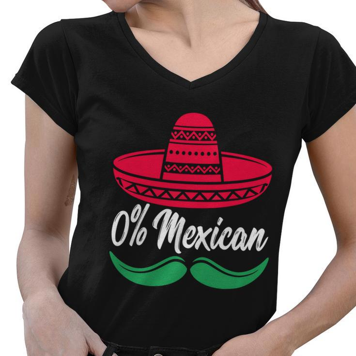 0 Mexican Cinco De Drinko Party Funny Cinco De Mayo Women V-Neck T-Shirt