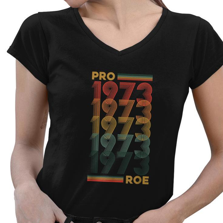 1973 Womens Rights Feminism Protect Women V-Neck T-Shirt