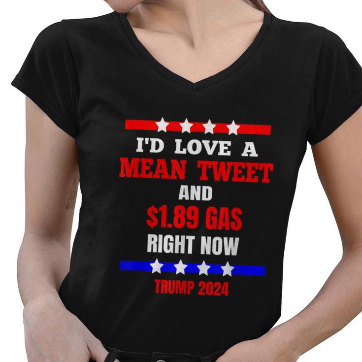 2024 Election Impeach Biden Trump 2024 Trump 2024 Politics Women V-Neck T-Shirt