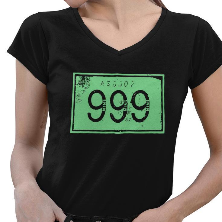 999 Punk Damned Buzzcocks Tshirt Women V-Neck T-Shirt
