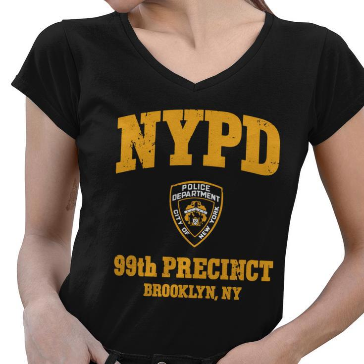 99Th Precinct Brooklyn Ny Women V-Neck T-Shirt