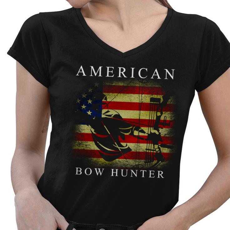 American Bow Hunter Women V-Neck T-Shirt