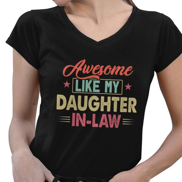 Awesome Like My Daughter In Law V2 Women V-Neck T-Shirt