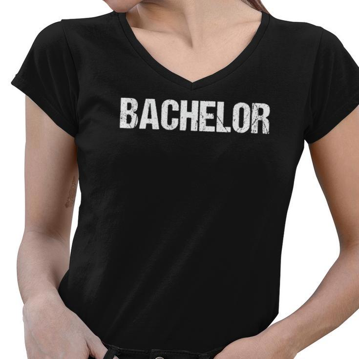 Bachelor Party  For Groom Bachelor Women V-Neck T-Shirt