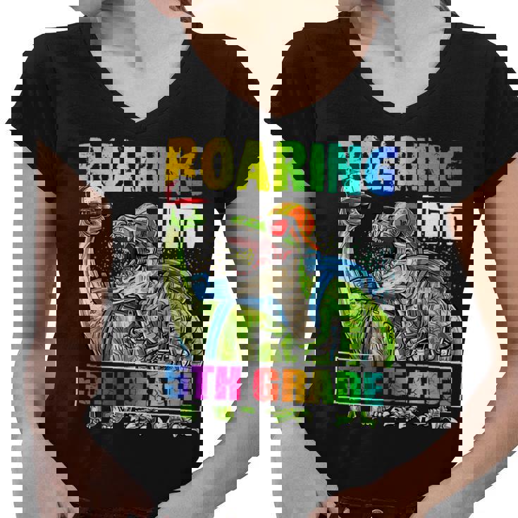 Back To School Th Roading Into Women V-Neck T-Shirt