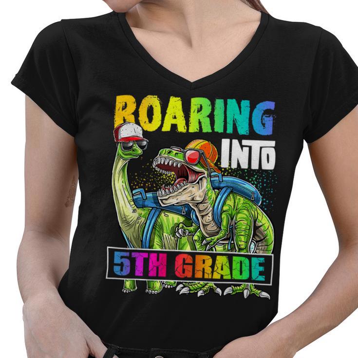 Back To School Th Roading Into Women V-Neck T-Shirt