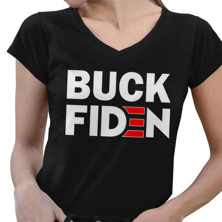 Buck Fiden V2 Women V-Neck T-Shirt