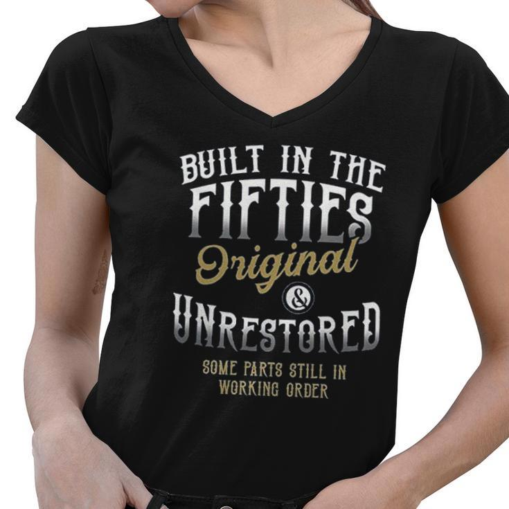 Built In The Fifties Original And Unrestored  Some Parts  Still In Working Orders Women V-Neck T-Shirt