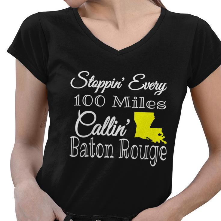 Callin Baton Rouge Music Concert Women V-Neck T-Shirt