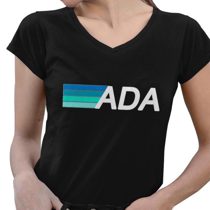 Cardano Ada Cryptocurrency Tshirt Women V-Neck T-Shirt