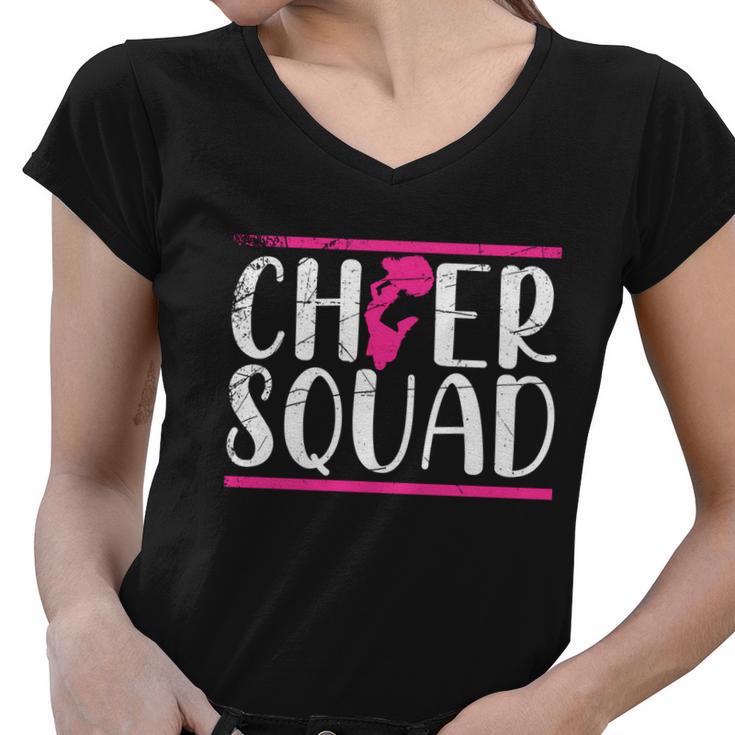 Cheering Practice Cheer Squad Cheerleading Team Cheerleader Meaningful Gift Women V-Neck T-Shirt