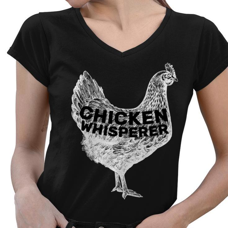 Chicken Whisperer V2 Women V-Neck T-Shirt