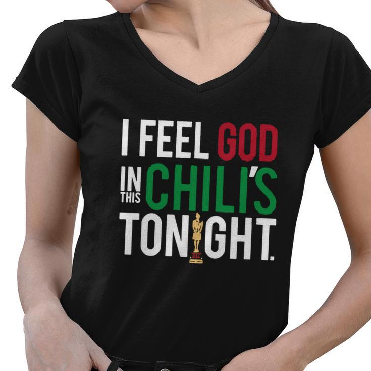 Chilis Tshirt Women V-Neck T-Shirt