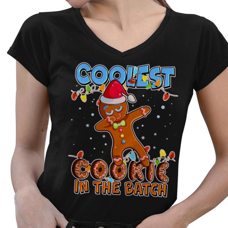 Coolest Cookie In The Batch Tshirt Women V-Neck T-Shirt