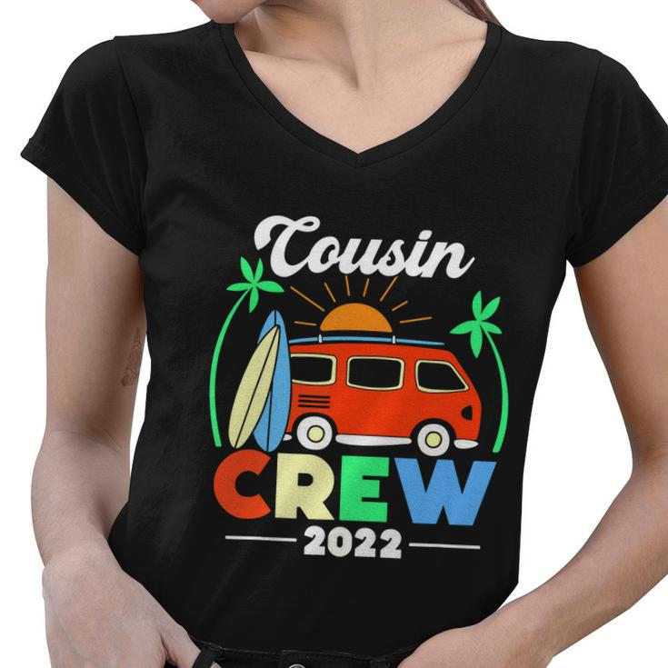 Cousin Crew 2022 Summer Vacation Women V-Neck T-Shirt