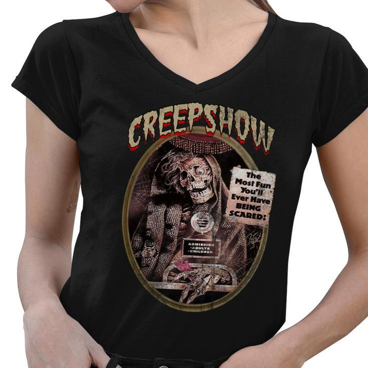 Creepshow Vintage Women V-Neck T-Shirt