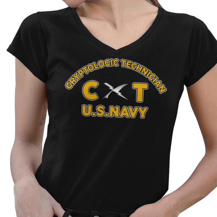 Cryptologic Technician Ct Women V-Neck T-Shirt