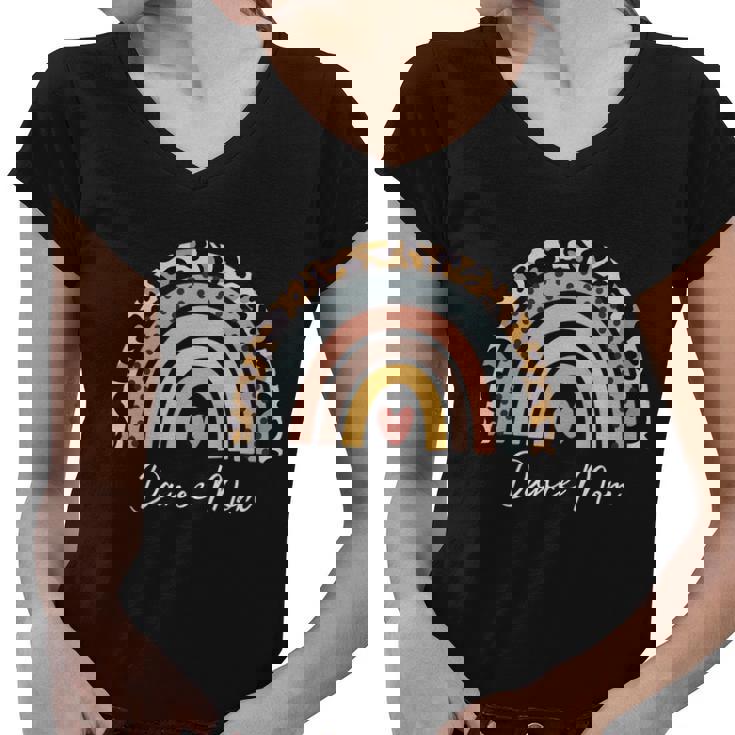 Dance Mom Gift Funny Dance Mom Mothers Day Gift Women V-Neck T-Shirt