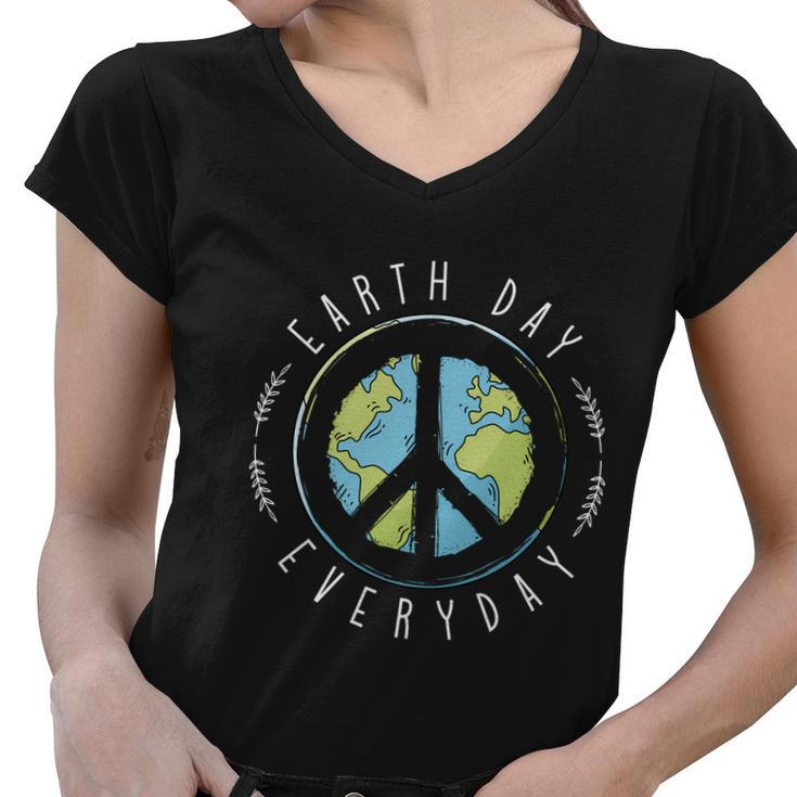 Earth Day Everyday Earth Day V2 Women V-Neck T-Shirt