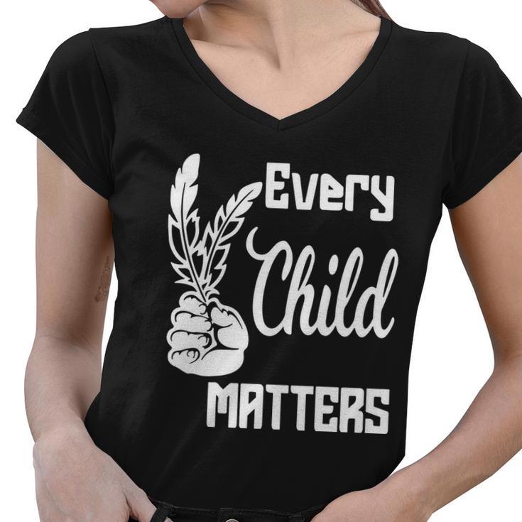 Every Child Matters Orange Day V4 Women V-Neck T-Shirt