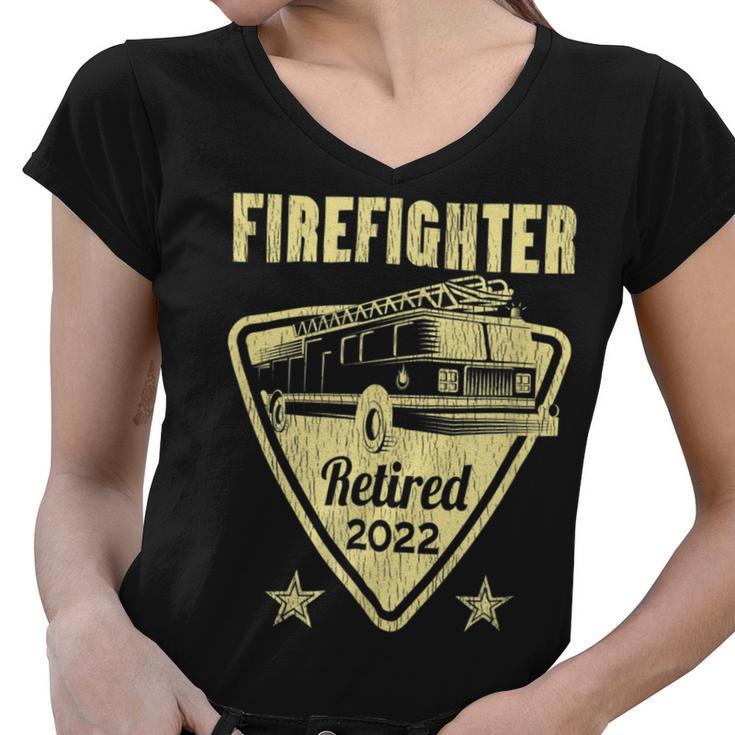 Firefighter Retired Firefighter Retirement  V2 Women V-Neck T-Shirt