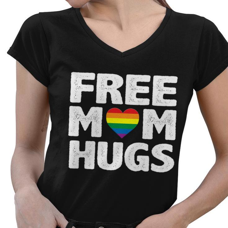 Free Mom Hugs Pride Tshirt Women V-Neck T-Shirt