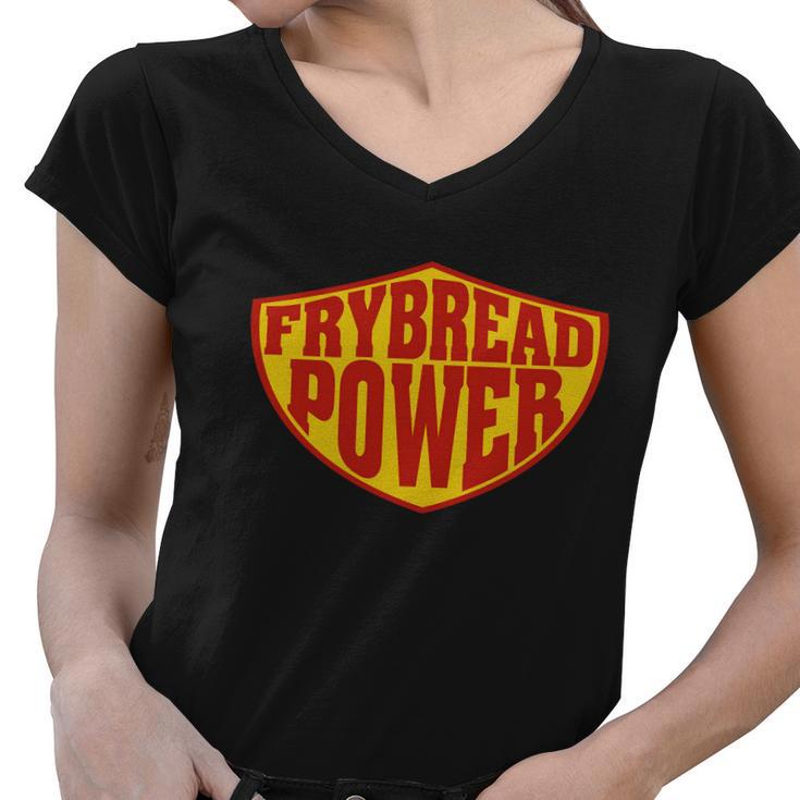 Frybread Power Tshirt Women V-Neck T-Shirt