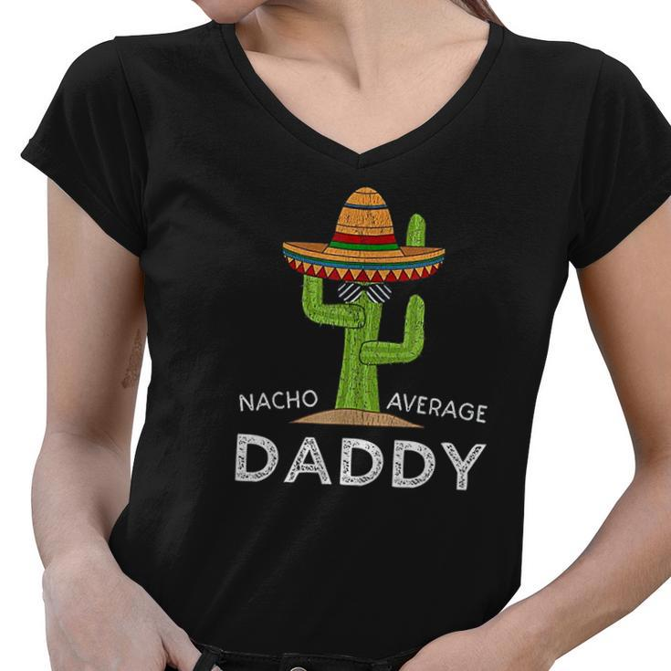 Fun Hilarious New Dad Humor Gifts  Funny Meme Saying Daddy Women V-Neck T-Shirt