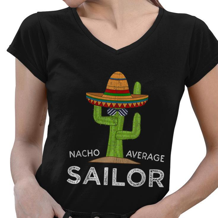Fun Hilarious Sailing Humor Women V-Neck T-Shirt