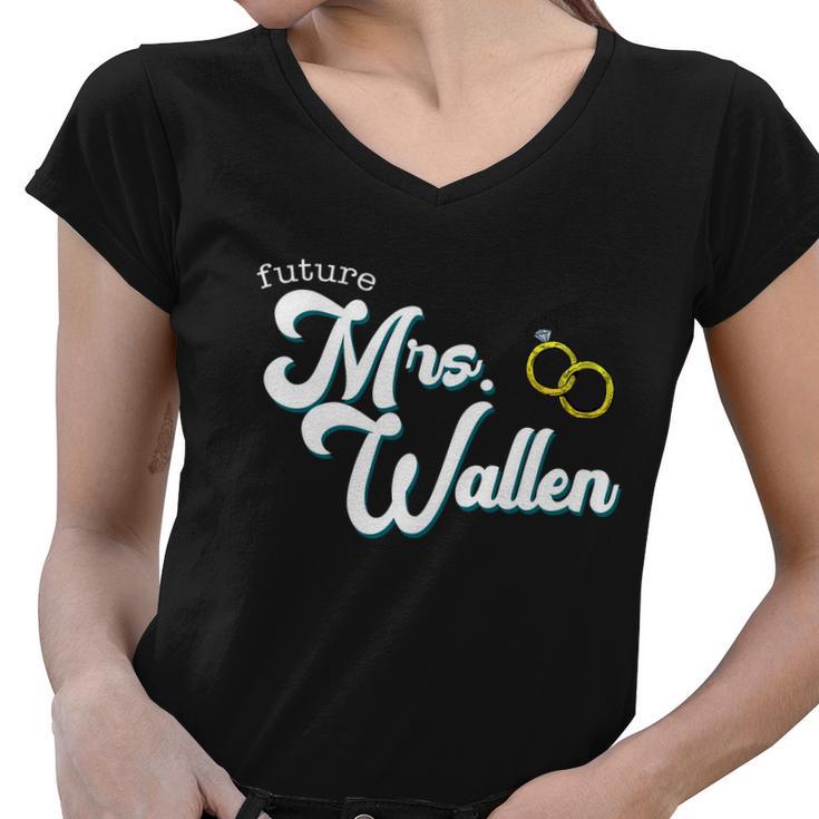 Future Mrs Wallen Women V-Neck T-Shirt