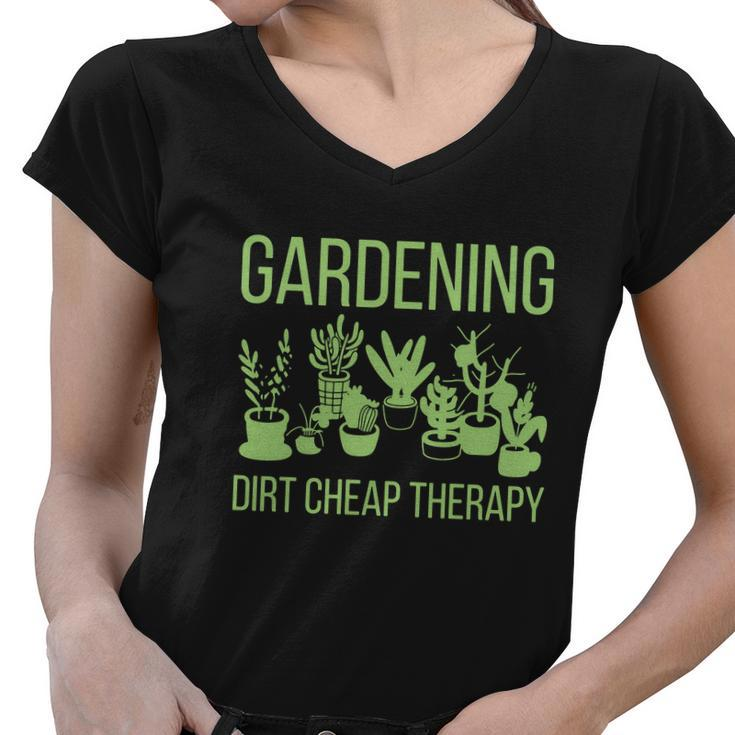 Gardener Plants Garden Women V-Neck T-Shirt