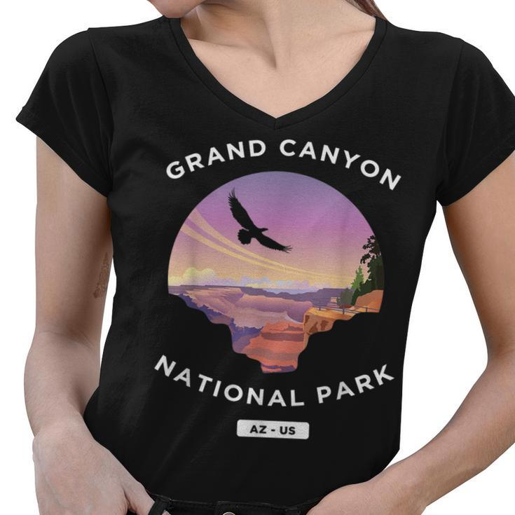 Grand Canyon Arizona Us National Park Travel Hiking  Women V-Neck T-Shirt