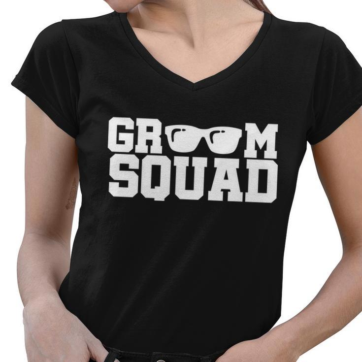 Groom Squad V2 Women V-Neck T-Shirt