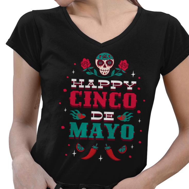 Happy Cinco De Mayo V3 Women V-Neck T-Shirt