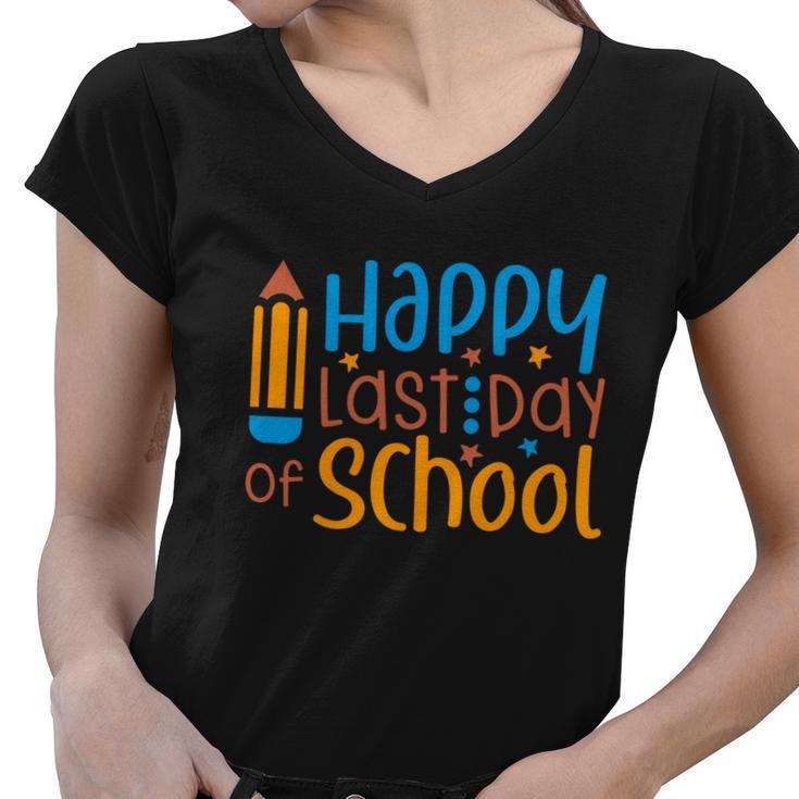 Happy Last Day Of School Gift V3 Women V-Neck T-Shirt