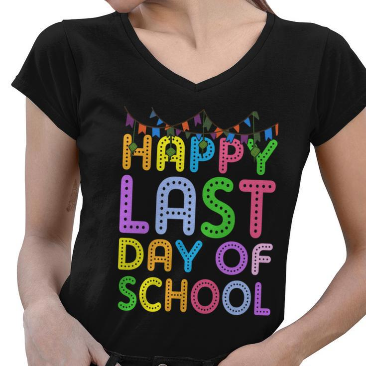 Happy Last Day Of School Gift V4 Women V-Neck T-Shirt
