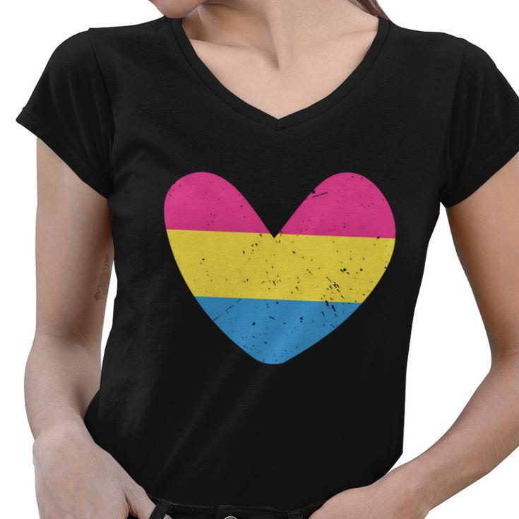 Heart Lgbt Gay Pride Lesbian Bisexual Ally Quote V2 Women V-Neck T-Shirt