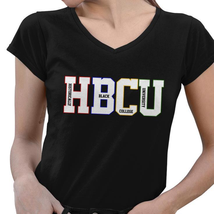 Historically Black College University Student Hbcu V2 Women V-Neck T-Shirt