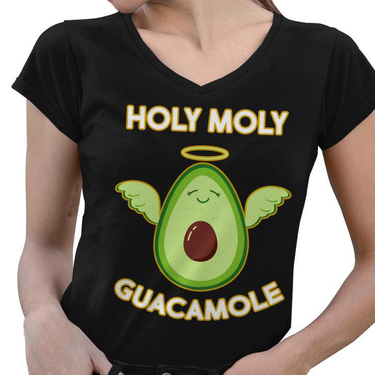 Holy Moly Guacamole Women V-Neck T-Shirt